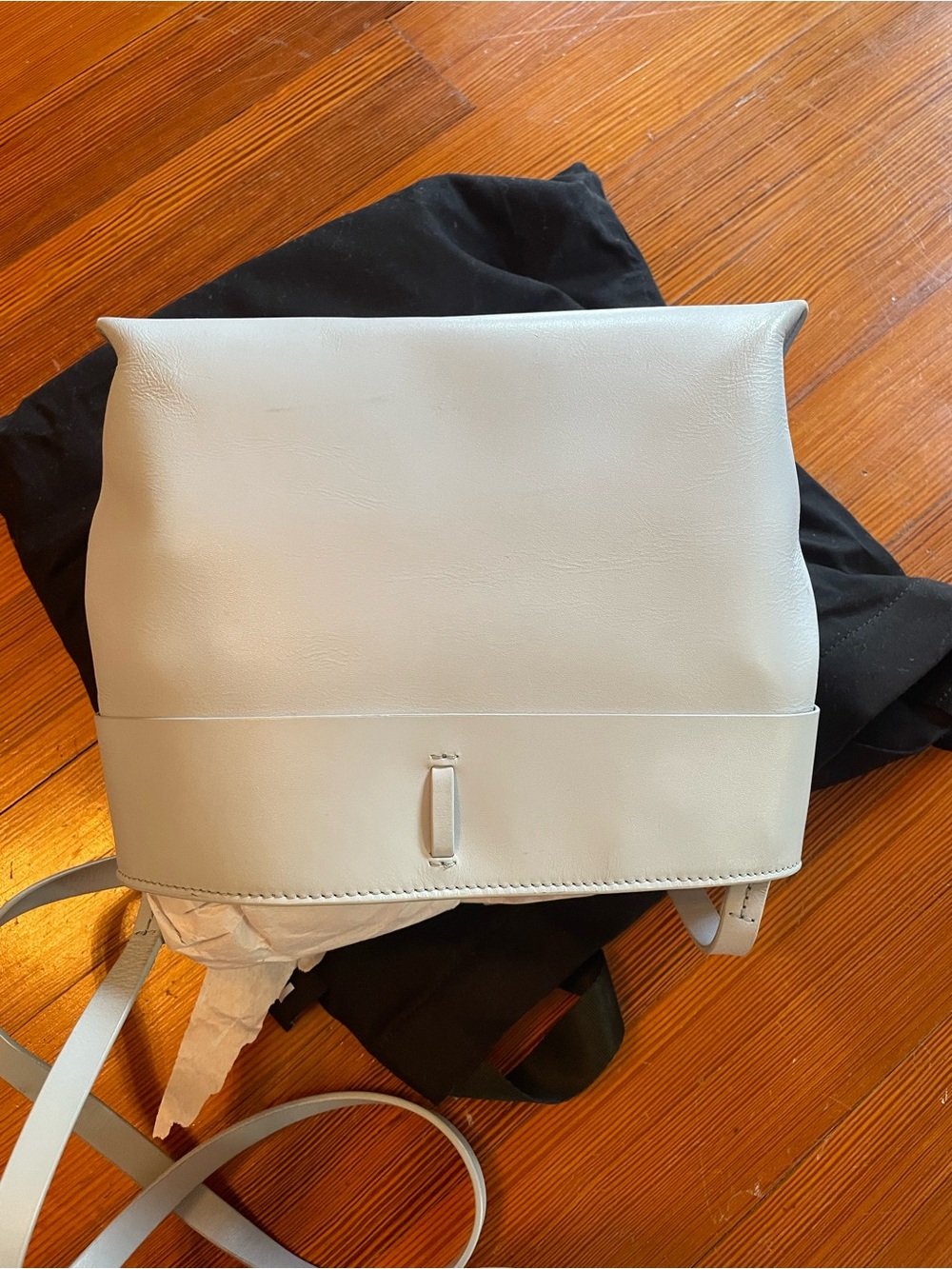 KARA New York Tie Crossbody Bag Baby Powder Blue - Picture 11 of 11